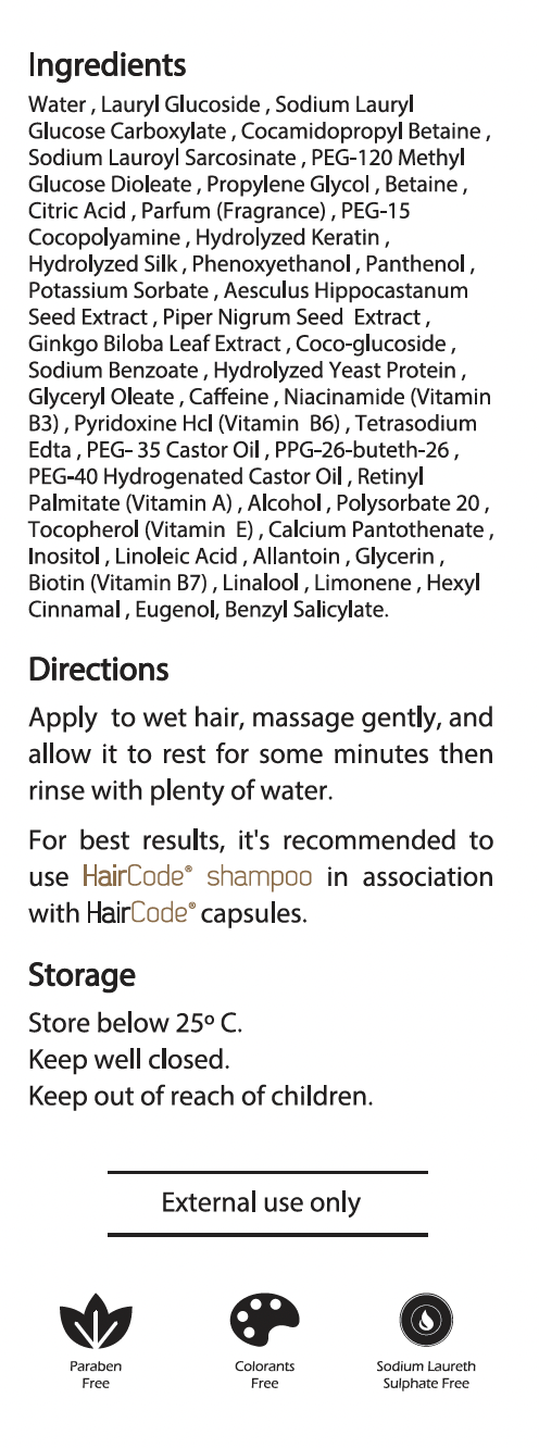 HairCode® Shampoo